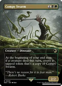 Compy Swarm (Borderless) [REX - 9] - NM [Normal] TCG MTG - Image 1