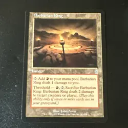 Barbarian Ring X1 Odyssey Ex Condition see pics - Image 1