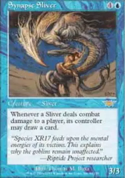1 x Synapse Sliver - Legions - Moderate Play - MTG - Image 1