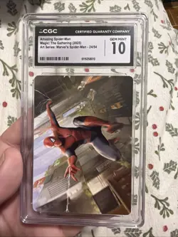 CGC 10 MTG Amazing Spider-Man Magic The Gathering Art Series 24/54 - Image 1