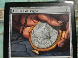 Amulet of Vigor Worldwake Rare (PANGOLIN MTG) Front NM Back LP See pics - Image 2