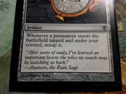 Amulet of Vigor Worldwake Rare (PANGOLIN MTG) Front NM Back LP See pics - Image 3