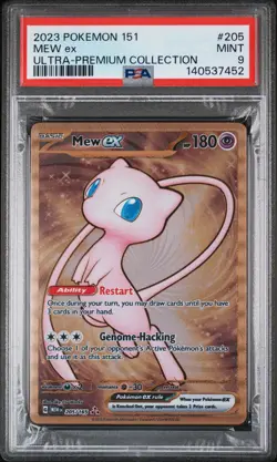2023 POKEMON 151 ULTRA-PREMIUM COLLECTION #205 MEW EX PSA 9 - Image 1