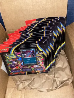Pokemon Mega Evolution Phantasmal Flames 3-Pack Blister SEALED Sneasel+Weavile - Image 1