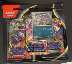 Pokemon Mega Evolution Phantasmal Flames 3-Pack Blister SEALED Sneasel+Weavile - Image 2