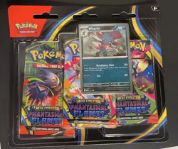 Pokemon Mega Evolution Phantasmal Flames 3-Pack Blister SEALED Sneasel+Weavile - Image 3