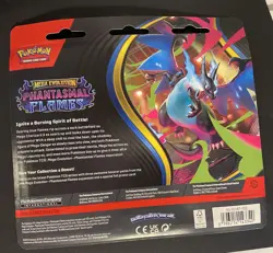 Pokemon Mega Evolution Phantasmal Flames 3-Pack Blister SEALED Sneasel+Weavile - Image 4