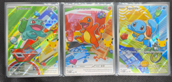 Pokemon Charmander, Squirtle, Bulbasaur 037, 038, 039 - First Partner 30th Gen 1 - Image 1