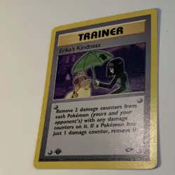 Pokemon TCG Erika's Kindness 103/132 Gym Challenge 1st Edition Rare Regular 2000 - Image 3