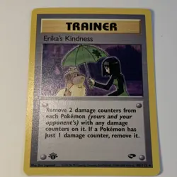 Pokemon TCG Erika's Kindness 103/132 Gym Challenge 1st Edition Rare Regular 2000 - Image 4