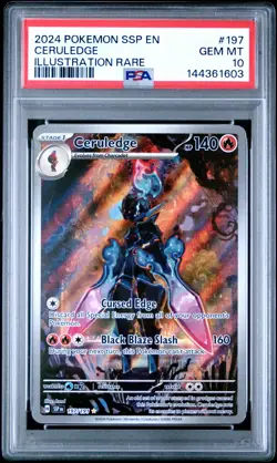 Ceruledge 197 2024 Pokemon Surging Sparks PSA 10 - Image 1