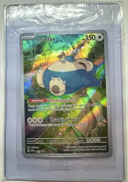 Pokemon Scarlet & Violet 151 Wartortle 171/165 Illustration Rare & Snorlax READ - Image 3
