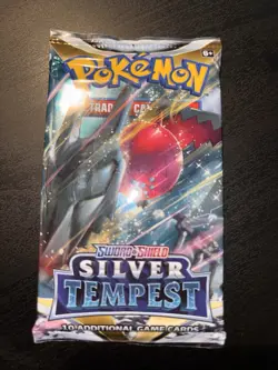 22.0g HEAVY Pokemon TCG Sword Shield Silver Tempest Booster Pack From ETB Regi - Image 2