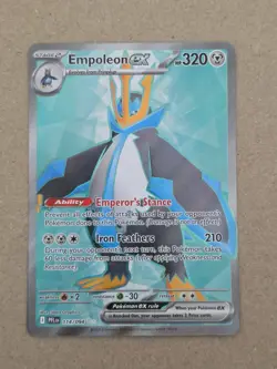Empoleon ex 114/094 Full Art Phantasmal Flames Pokemon TCG - Image 1