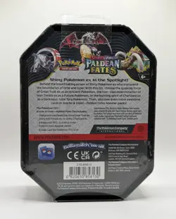 Pokemon Scarlet & Violet Paldean Fates Charizard EX Tin - NEW SEALED - Image 2