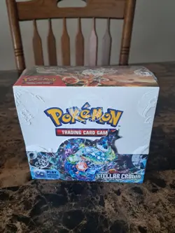 Pokemon TCG Scarlet & Violet Sv07 Stellar Crown Booster Box Sealed - Image 1