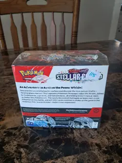 Pokemon TCG Scarlet & Violet Sv07 Stellar Crown Booster Box Sealed - Image 3