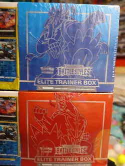 Pokemon TCG: Sword & Shield Battle Styles Elite Trainer Box Lot of 2 New - Image 2