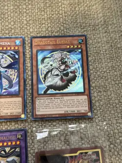 Yu-Gi-Oh! Dracotail Faimena Collector’s Rare JUSH-EN002, Lukias, Etc + Bonus NM - Image 4