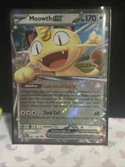 Pokemon TCG Meowth EX 62/88 Double Rare Perfect Order - Image 1
