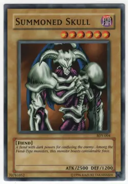 Yu-Gi-Oh Summoned Skull Konami - 1996 SAMPLE Promo Card SDY-004 - Ungraded - Image 1