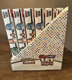 Pokemon TCG Scarlet & Violet 151 Poster Collection Lot Of 6 Sealed w/ Display - Image 3