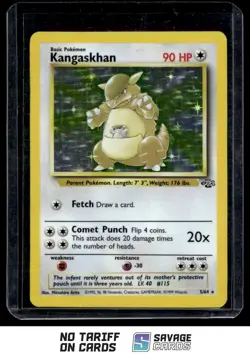 1999 Pokemon Classic - Jungle Holo Kangaskhan #5/64 - Image 1