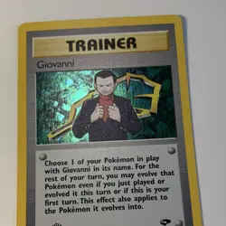 Pokemon TCG Giovanni 18/132 Gym Challenge 1st Edition Holo Rare Trainer 2000 - Image 4