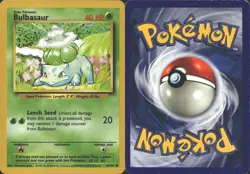 BULBASAUR 44/102 COMMON BASE SET UNLIMITED POKEMON MP - Image 1