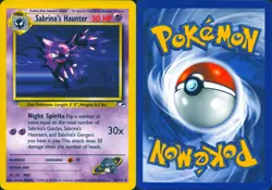 SABRINA'S HAUNTER 58/132 UNCOMMON GYM HEROES POKEMON UNLIMITED MP - Image 3