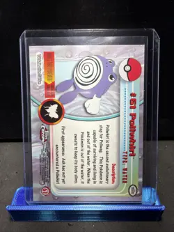 Pokemon Topps Chrome 2000 Pokemon Series 1 #61 Poliwhirl - Image 2