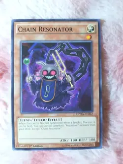 Yu-Gi-Oh! Chain Resonator DPDG-EN022 1st Edition Duelist Pack Dimensional Guard - Image 1