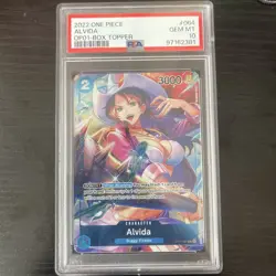 One Piece - Alvida - Box Topper - OP01-064 - PSA 10 - Image 1