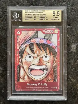 Monkey.D.Luffy (Premium Collection -ONE PIECE FILM RED Edition-) P-022 BGS 9.5 - Image 1