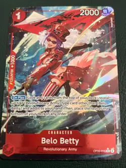 Belo Betty (Full Art) OP05-015 English Premium Booster The Best One Piece TCG - Image 1