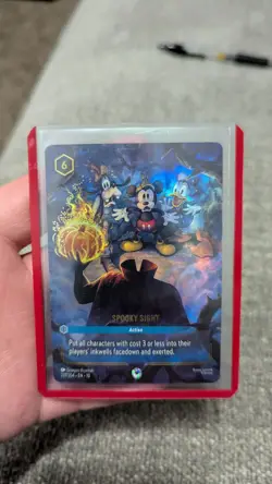 Disney Lorcana Whispers In The Well Spooky Sight Enchanted Holofoil 237/204 - Image 1