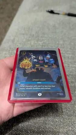 Disney Lorcana Whispers In The Well Spooky Sight Enchanted Holofoil 237/204 - Image 2