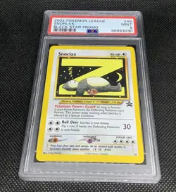 Original PSA 9 League Snorlax Black Star Promo Set 2002 Pokemon Card - Image 2
