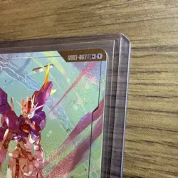 Gundam Aerial Rebuild GD01-067 LR+ FOIL Newtype Rising Gundam Card Game - Image 5