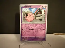 Clefairy 078 2024 Pokemon Twilight Masquerade Reverse Holo Card NM+ - Image 1