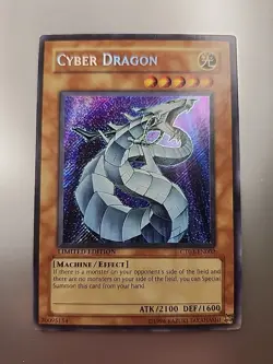 Cyber Dragon Secret Rare YuGiOh Card! Limited Edition #CT03-EN002 Secret VLP - Image 1