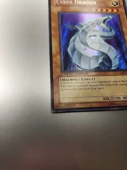 Cyber Dragon Secret Rare YuGiOh Card! Limited Edition #CT03-EN002 Secret VLP - Image 2