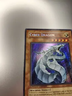 Cyber Dragon Secret Rare YuGiOh Card! Limited Edition #CT03-EN002 Secret VLP - Image 5