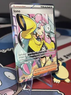 Iono Ultra Rare SV02: Paldea Evolved 254/193 Full Art Trainer Card - Image 2
