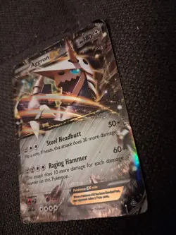 Pokemon TCG Aggron EX Primal Clash Holo Ultra Rare Card 93/160 XY - Image 2