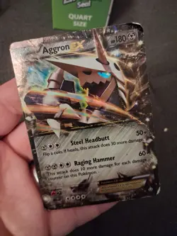 Pokemon TCG Aggron EX Primal Clash Holo Ultra Rare Card 93/160 XY - Image 5