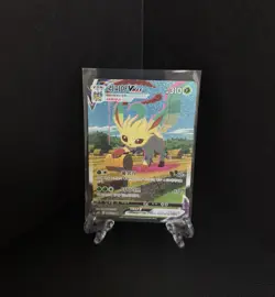 Leafeon VMAX 089/069 S6a: Eevee Heroes Holo Korean Card Full Alt Art Used Swsh - Image 1