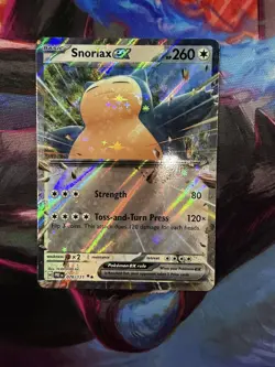 Pokemon TCG Snorlax EX 76/131 Prismatic Evolutions Double Rare Holo Card NM - Image 1
