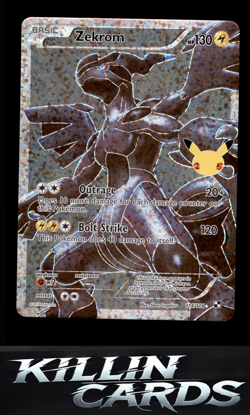 Zekrom 114/114 Pokemon Classic Collection Celebrations: Classic Collection Card - Image 1