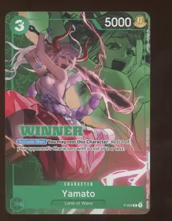 Yamato P-008 Promo WINNER English Card One Piece Card - Image 1